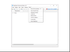 HttpMaster - help-menu