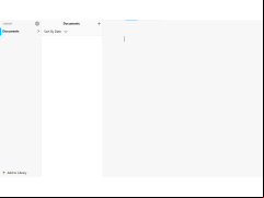 iA Writer - main-screen