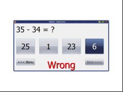 iMath - Math practice that feels like Play - wrong