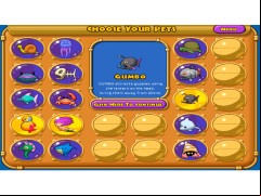 Insaniquarium - character-choose
