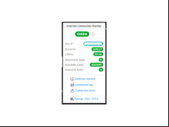 Internet Connection Monitor - main-screen