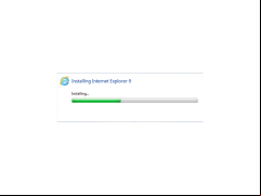 Internet Explorer 9 - installing