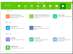 iSkysoft iTransfer - menu-page