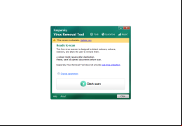 Kaspersky Virus Removal Tool - main-screen