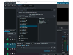 Kdenlive - project-settings