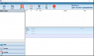 KDETools OST to PST Converter screenshot 1