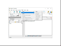 KompoZer - table-menu
