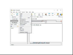 KompoZer - insert-menu