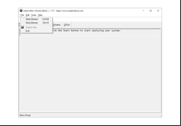 LatencyMon - file-menu