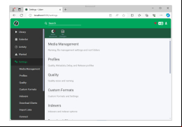 Lidarr - settings