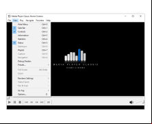 Media Player Classic - Home Cinema - view-menu