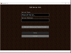 Minecraft - add-server