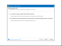 MiniTool Partition Wizard - migrate