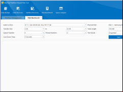MiniTool Partition Wizard - disk-benchmark