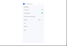 MirrorGo - settings-in-application