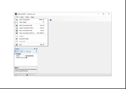 mRemoteNG Portable - file-menu