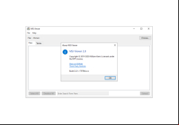 MSI Viewer - about-application