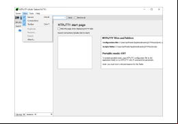 MTPuTTY (multi PuTTY) - view-menu