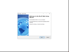 My IP Hide - welcome-screen-setup