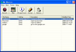 My Macros screenshot 1