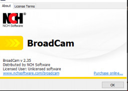 NCH Broadcam screenshot 2