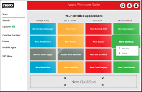 Nero Platinum Suite screenshot 1