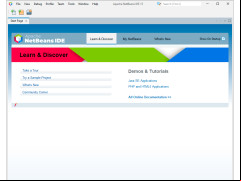 NetBeans IDE - main-screen