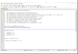 Notepad++ - main-screen