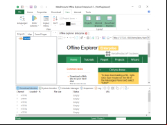 Offline Explorer Enterprise - view