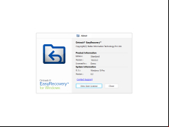 Ontrack EasyRecovery Professional - about-application