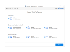 Ontrack EasyRecovery Professional - main-screen