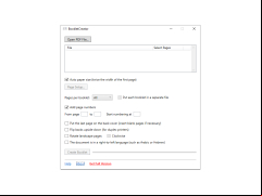 PDF Booklet Creator - main-screen