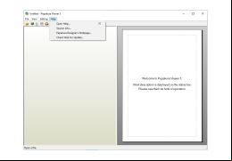 Pepakura Viewer - help-menu