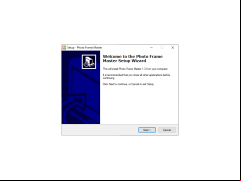Photo Frame Master - welcome-screen-setup