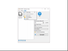Photos to Video - help-menu