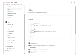 PopSQL - editor-settings