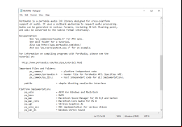 PortAudio - about-application