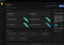 Portmaster - dashboard