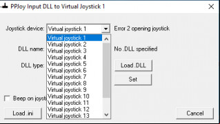 PPJoy screenshot 2