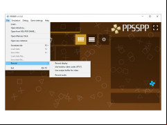 PPSSPP - record-video-audio-display-settings