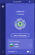 PrivadoVPN - connected-to-a-server