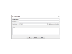 ProjectLibre - new-project
