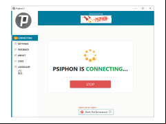 Psiphon - connection-main-screen