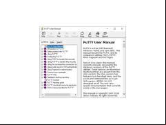 PuTTY Portable - manual