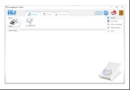 R-Undelete - menu