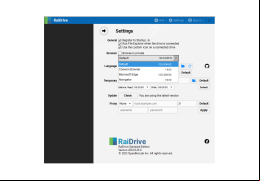 RaiDrive - browser