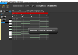 RapidComposer - welcome-screen