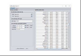 Satellite Finder - satelites-list