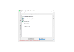 Screen Recorder Pro - application-choose
