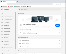 Secure Browser - main-page